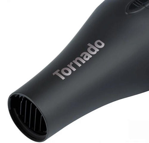 Фен Tornado серый 2300 Вт ионизация 2 насадки Dewal Pro
