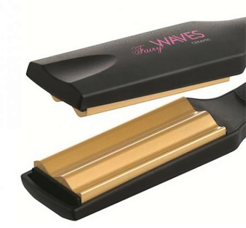 Щипцы-гофре для волос Fairy Waves P21 черные 38*90 мм  керамическое покрытие  GA.MA