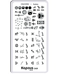 Пластина для стемпинга Crazy story Esoterics Kapous Nails