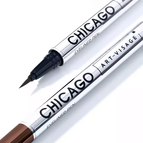 Подводка-фломастер для глаз коричневая Chicago Art-Visage 0,7 мл