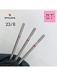 Фреза алмазная цилиндр закругленная красная d 2,3мм раб.часть 8 мм 104.141.514.023 Staleks Pro