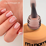 19 Полигель жидкий для ногтей Нюдовый Liguid PolyGel Monami 15 мл