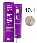 10,1 Гель-краска для волос экстра светлый блондин пепельный Tone On Tone Hair Coloring Tefia 60 мл
