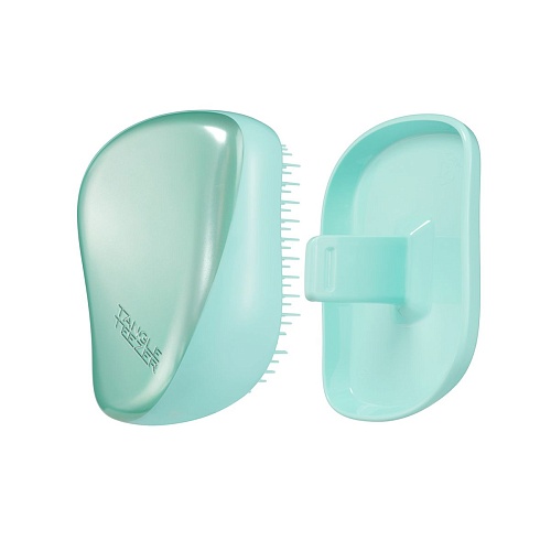 Расческа для волос Compact Styler Frosted Teal Chrome Tangle Teezer