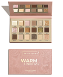 Палетка теней для век 18 тонов Warm Universe Art-Visage 21,6 гр