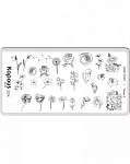 Пластина для стемпинга Crazy story Flower 2 Kapous Nails