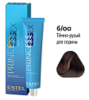 6,00 Крем-краска темно-русый для седины Princess Essex Estel Professional 60 мл