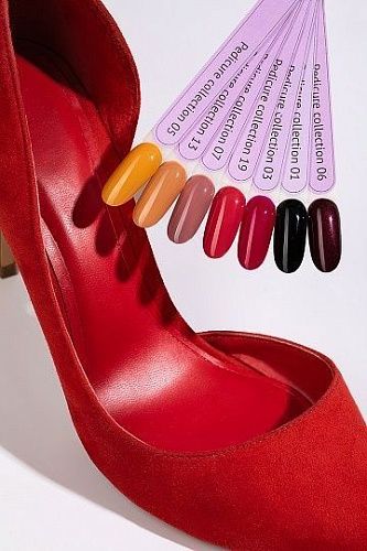 03 Гель-лак Бордовый Pedicure Collection Monami 8 мл