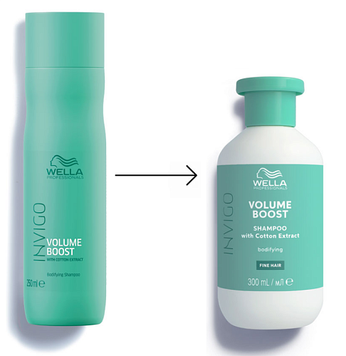 Шампунь для волос придание объема Invigo Volume Boost Wella 300 мл