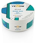 Воск для блеска волос сильной фиксации Style Shine Wax Yellow 100 мл