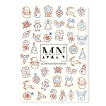 02 Слайдеры для дизайна ногтей Объемный 3D Miw Nails 2 гр (нг)