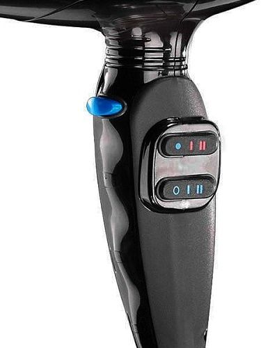 Фен для волос Veneziano ионизация 2 насадки 2200 Вт черный BaByliss Pro