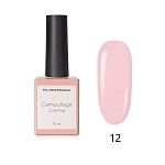 12 Гель-лак клубничное джелато Camouflage Creme TNL 10 мл