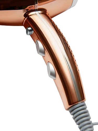 Фен для волос Mirror MBF-02 Золотой 2400 Вт 4 насадки Mustang Professional