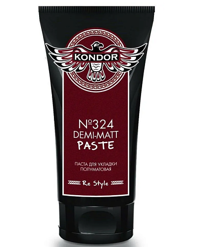 Паста мужская для укладки волос полуматовая №324 Re Style Kondor 50 мл