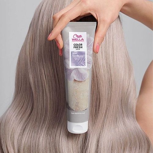 Маска для волос оттеночная жемчужный блонд Сolor Fresh Wella Professional 150 мл