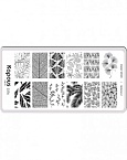 Пластина для стемпинга Crazy story Botanics 1 Kapous Nails
