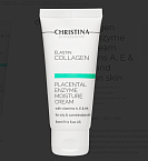 Крем увлажняющий для жирной кожи с витаминами А,Е, гиалуроном Elastin Collagen Christina 60 мл
