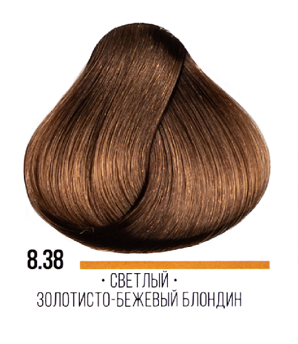 Cтойкая крем-краска для волос Kaaral AAA Hair Cream Colorant 8,38 светлый золотисто-бежевый блондин интенсивный 100 мл