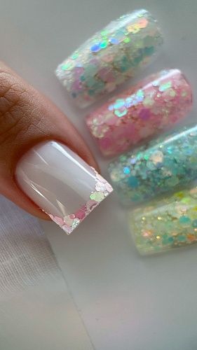 03 Полигель жидкий для ногтей Выбеленный белый Liguid PolyGel Monami15 гр