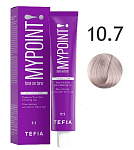 10,7 Гель-краска для волос экстра светлый блондин фиолетовый Tone On Tone Hair Coloring Tefia 60 мл