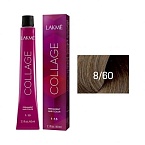 8,60 Крем-краска для волос перманентная Блондин коричневый Collage Lakme 60 мл
