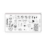 Пластина для стемпинга Crazy story Love 2 Kapous Nails