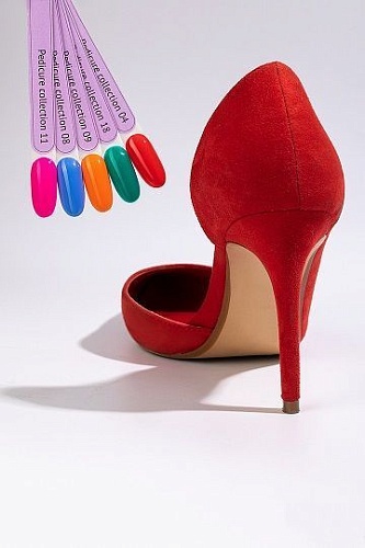 04 Гель-лак Красный Pedicure Collection Monami 8 мл