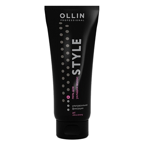 Гель для укладки волос ультрасильной фиксации Gel Ultra Strong Ollin Professional 200 мл