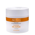 Гель-скраб против вросших волос Papain Gel-Scrub Ultra-Enzyme Aravia 300 мл