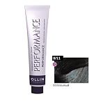 0,11 Крем-краска перманентная пепельный Ollin Performance Ollin Professional 60 мл