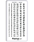 Пластина для стемпинга Crazy story Alphabet Kapous Nails