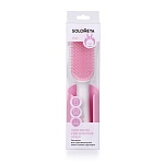 Расческа для чувствительной кожи головы в футляре Hair Brush Pink 221130-A-04 Розовая Solomeya