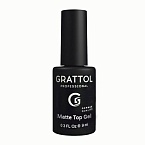 Топ для гель-лака матовый эффект бархата Matte Top Gel Velvet Gratto 9 мл