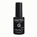 Топ для гель-лака матовый эффект бархата Matte Top Gel Velvet Gratto 9 мл