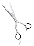 Ножницы парикмахерские прямые 6" отверстия на лезвии PN 115-6 Lite PRO Silver Star
