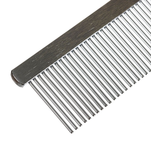 Расческа для животных с ручкой редкие металлические штифты Dewal Pro Grooming