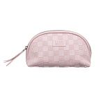 Косметичка для аксессуаров Шашки розовая Dewal Beauty 20*8.5*11 см