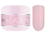 14 Гель для ногтей ABC Limited collection Soft Rose Silver shimmer Irisk 15 мл