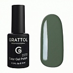 059 Гель-лак Color Gel Polish Green Gray Grattol 9 мл