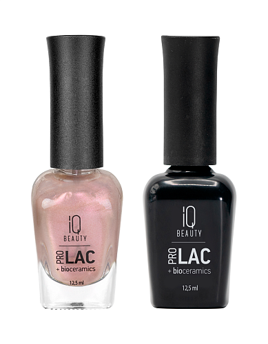 082 Лак для ногтей укрепляющий Peach Bellini Nail Polish Prolac+Bioceramics IQ Beauty 12,5 мл