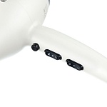 Фен для волос компактный Exception Compact ионизация 2 насадки 2200 Вт белый Dewal