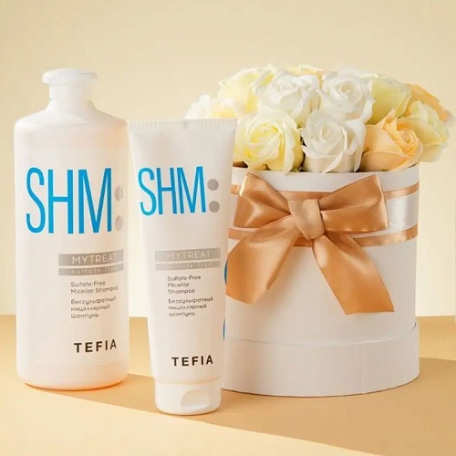 Шампунь для волос беcсульфатный мицеллярный Sulfate-Free Micellar Tefia 250 мл