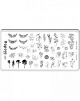 Пластина для стемпинга Crazy story Flower 6 Kapous Nails