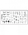 Пластина для стемпинга Crazy story Flower 6 Kapous Nails