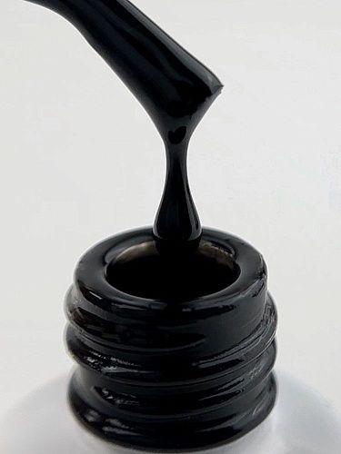 2402 Гель-лак для ногтей Угольно-черный - Jet Black Hema Free Uno 10 гр