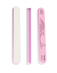 Пилка-полировщик для нормальных и поврежденных ногтей Dolphin 180/240 грит Prosalon IQ Beauty