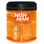 Гель для укладки волос №5 Dynamic Style Hair Nishman 750 мл