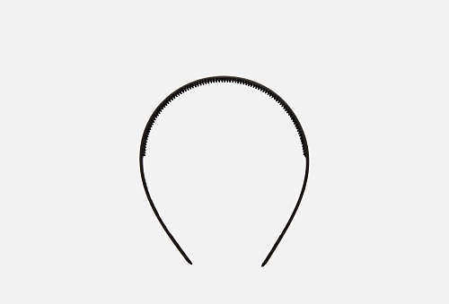 Ободок черный для волос  1,3см классика каучук  Rinova