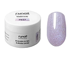 9827 Гель моделирующий УФ с шиммером Builder UV Gel Aurora Shine Runail 15 гр